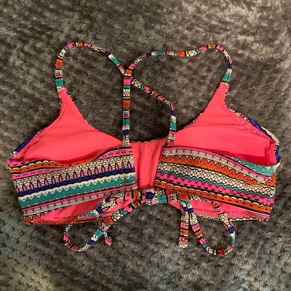 Pink patterned bikini top - Picture 2 of 4